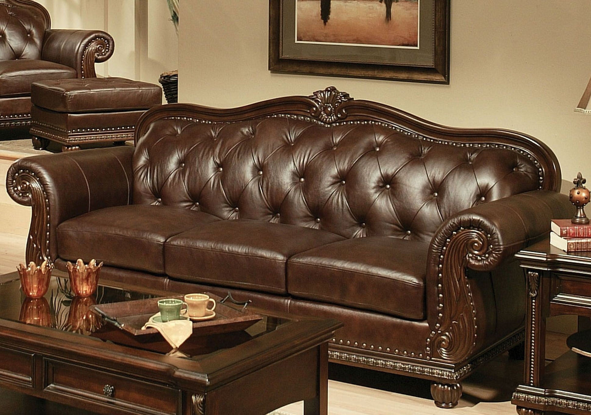 Anondale Espresso Living Room Set