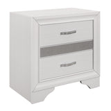 Luster White Night Stand