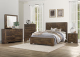 Jocelyn Rustic Brown California King Bed