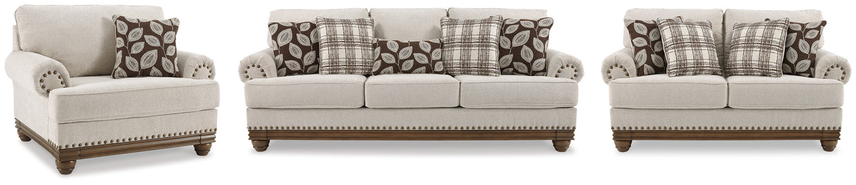 Harleson Sofa, Loveseat, and Chair