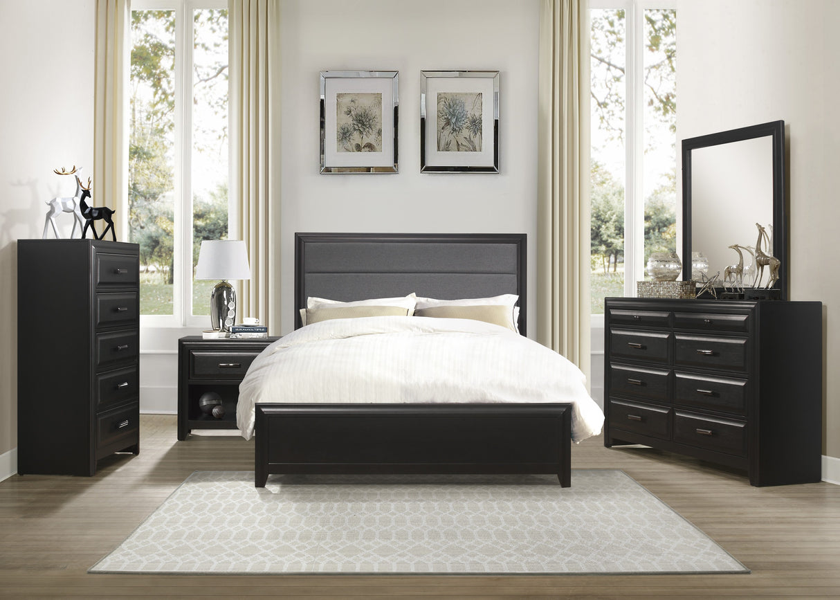 Cordelia Espresso Eastern King Bed