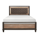 Danridge Brown And Espresso Queen Bed With Led Lighting