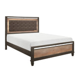 Danridge Brown And Espresso Eastern King Bed With Led Lighting