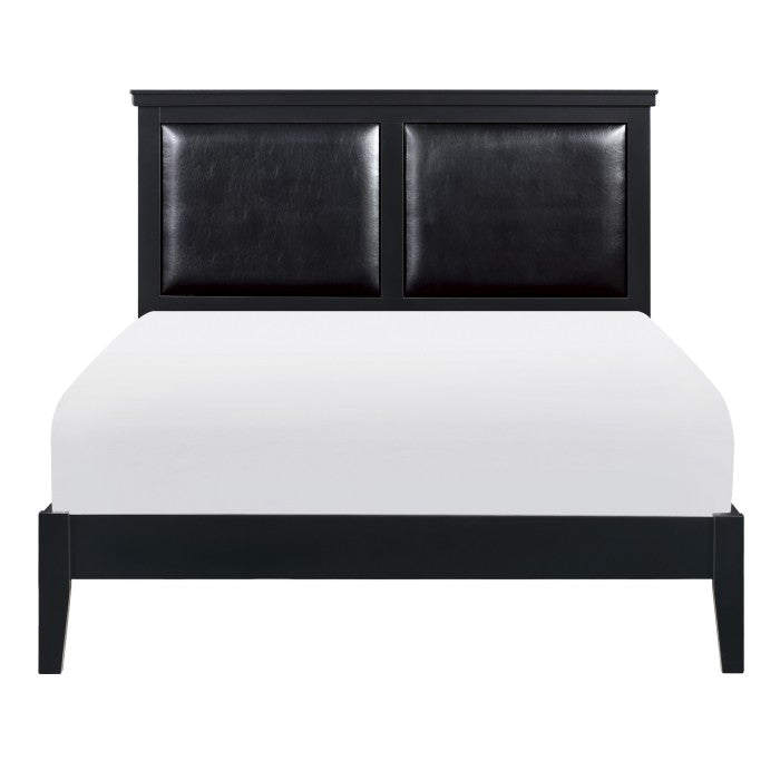 Seabright Black Queen Bed