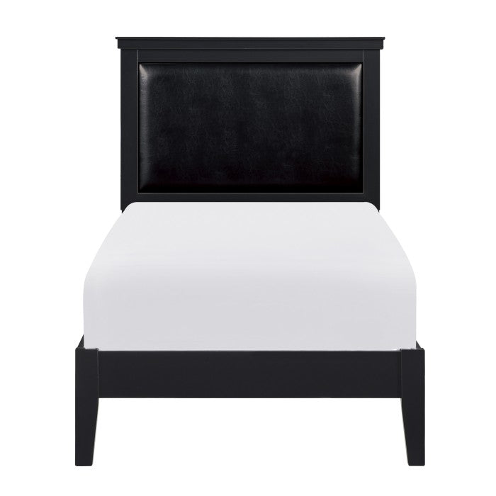 Seabright Black Twin Bed