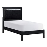 Seabright Black Twin Bed