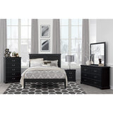 Seabright Black Queen Bed