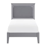 Seabright Gray Twin Bed