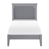 Seabright Gray Twin Bed