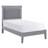 Seabright Gray Twin Bed