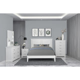 Seabright White Queen Bed