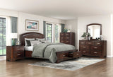 Hudson Queen Platform Bed With Footboard Storage