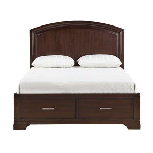 Hudson Queen Platform Bed With Footboard Storage