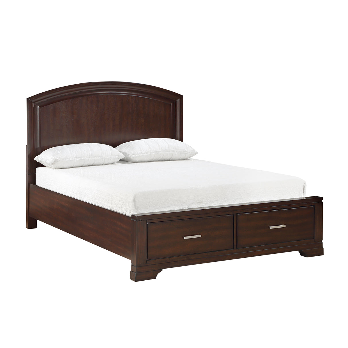 Hudson Queen Platform Bed With Footboard Storage