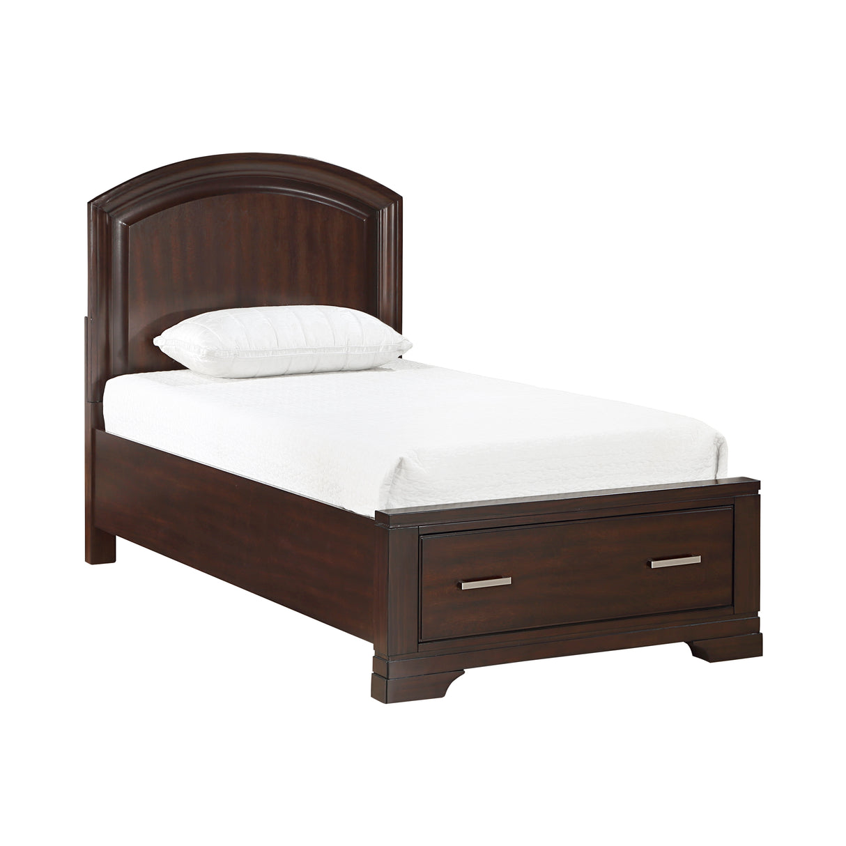 Hudson Twin Platform Bed With Footboard Storage