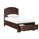 Hudson Twin Platform Bed With Footboard Storage