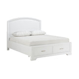 Hudson Full Platform Bed With Footboard Storage