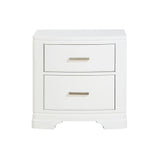 Hudson White Nightstand