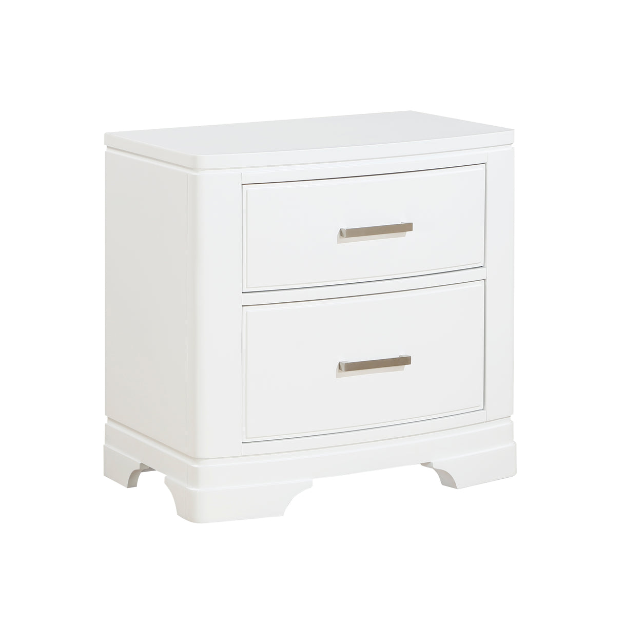 Hudson White Nightstand