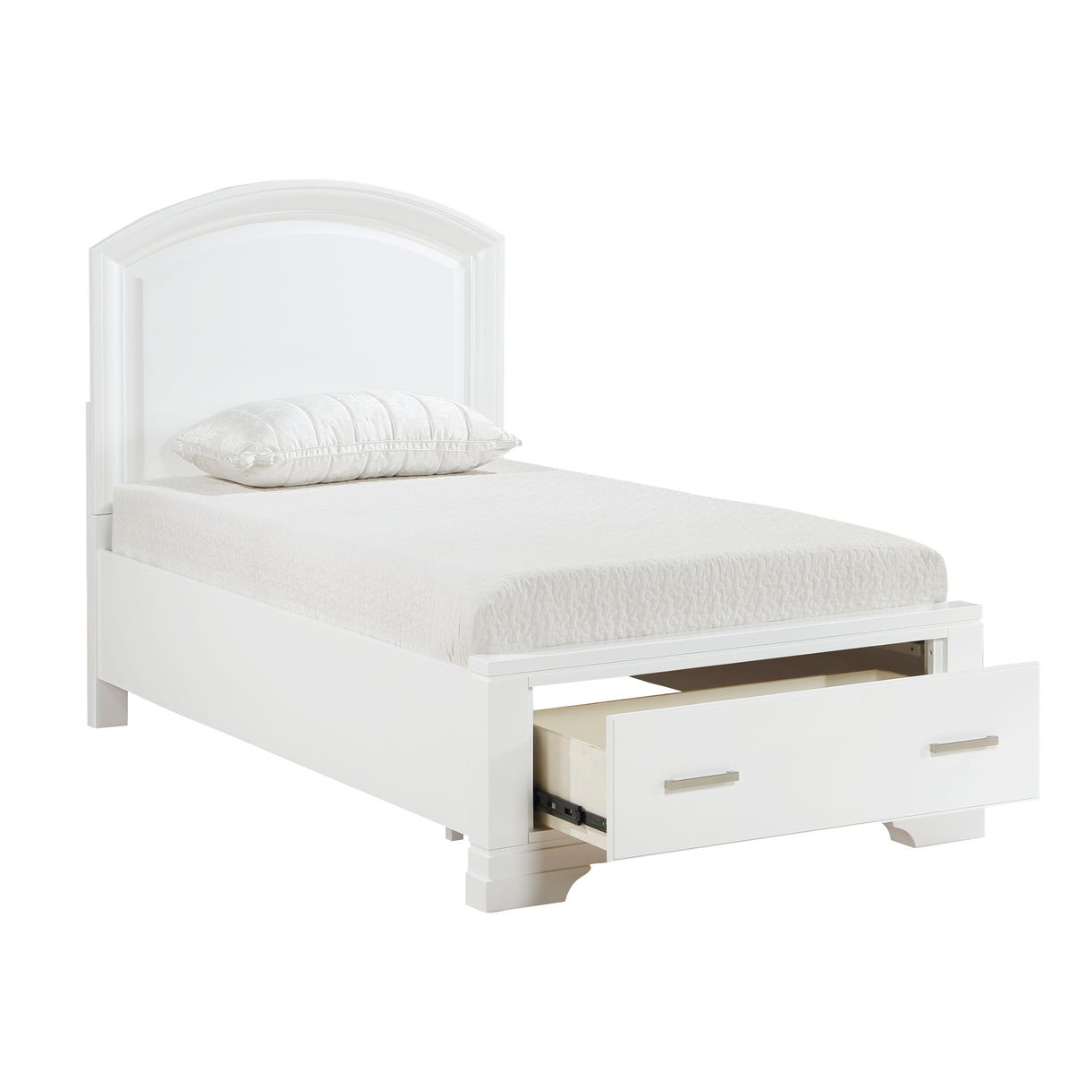 Hudson Twin Platform Bed With Footboard Storage