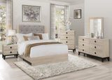 Whiting Natural Full Upholstered Panel Bed