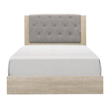 Whiting Natural Full Upholstered Panel Bed