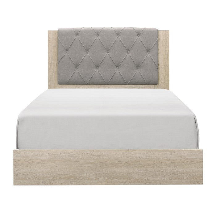 Whiting Natural Queen Upholstered Panel Bed