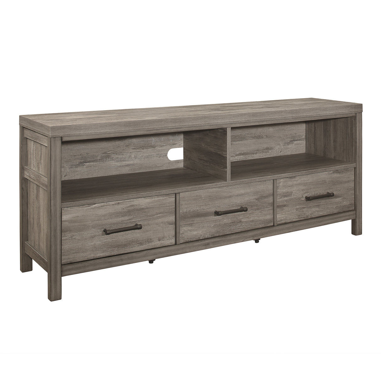 Bainbridge Weathered Gray 66" TV Stand