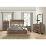 Corbin Brown Queen Panel Bed