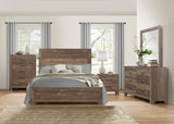 Corbin Rustic Brown California King Bed In A Box