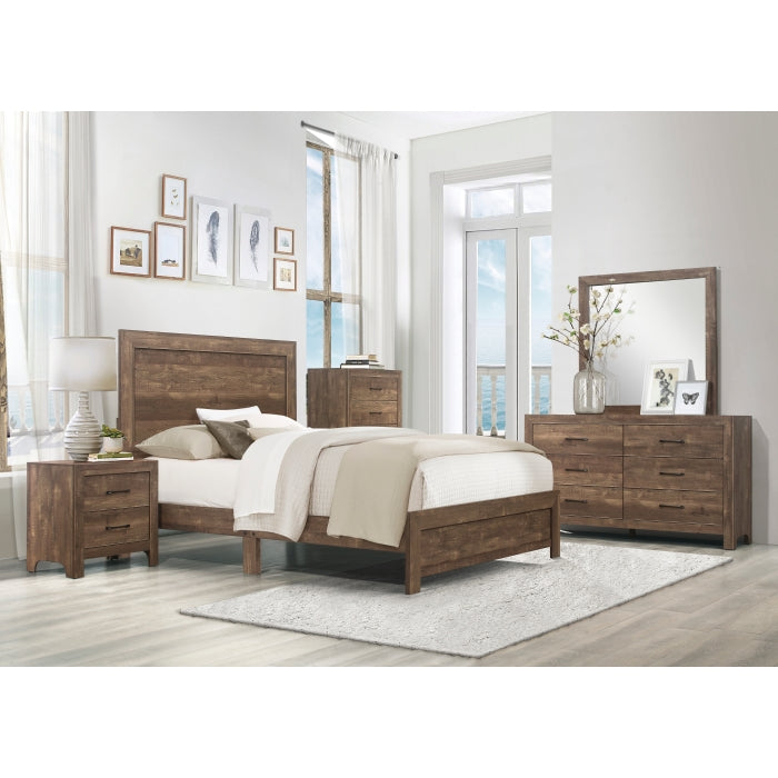 Corbin Brown Full Panel Bed