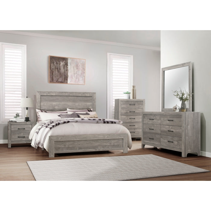 Corbin Gray Queen Panel Bed