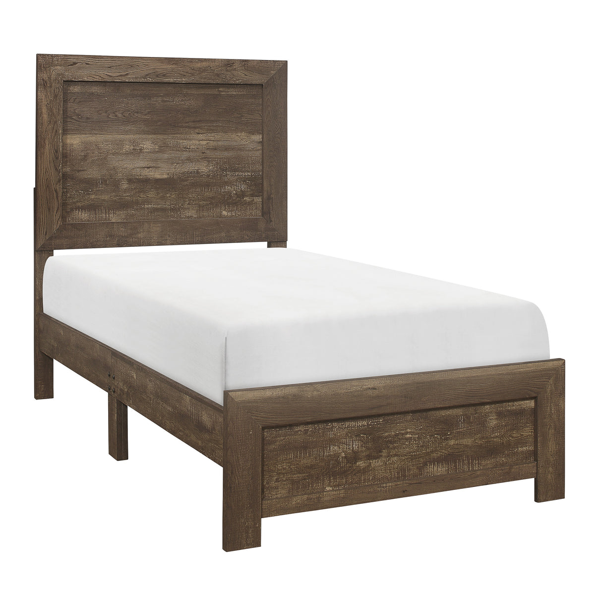 Corbin Brown Twin Panel Bed