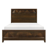 Aziel Walnut Queen Bed