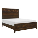 Aziel Walnut Queen Bed