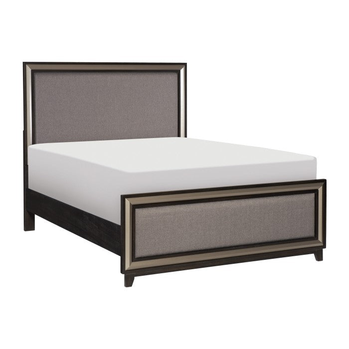 Grant Ebony And Silver California King Bed