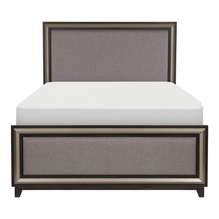 Grant Ebony And Silver California King Bed