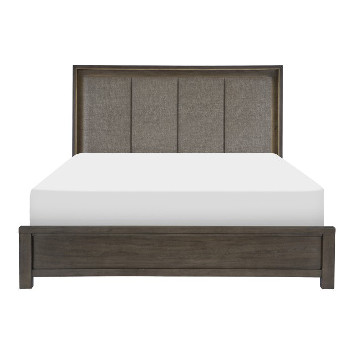 Scarlett Brownish Gray Eastern King Bed