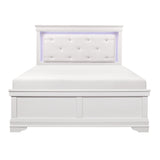 Lana White Queen Bed With Led Lighting