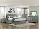 Logandale Queen Platform Bed With Footboard Storage