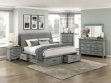 Logandale Queen Platform Bed With Footboard Storage