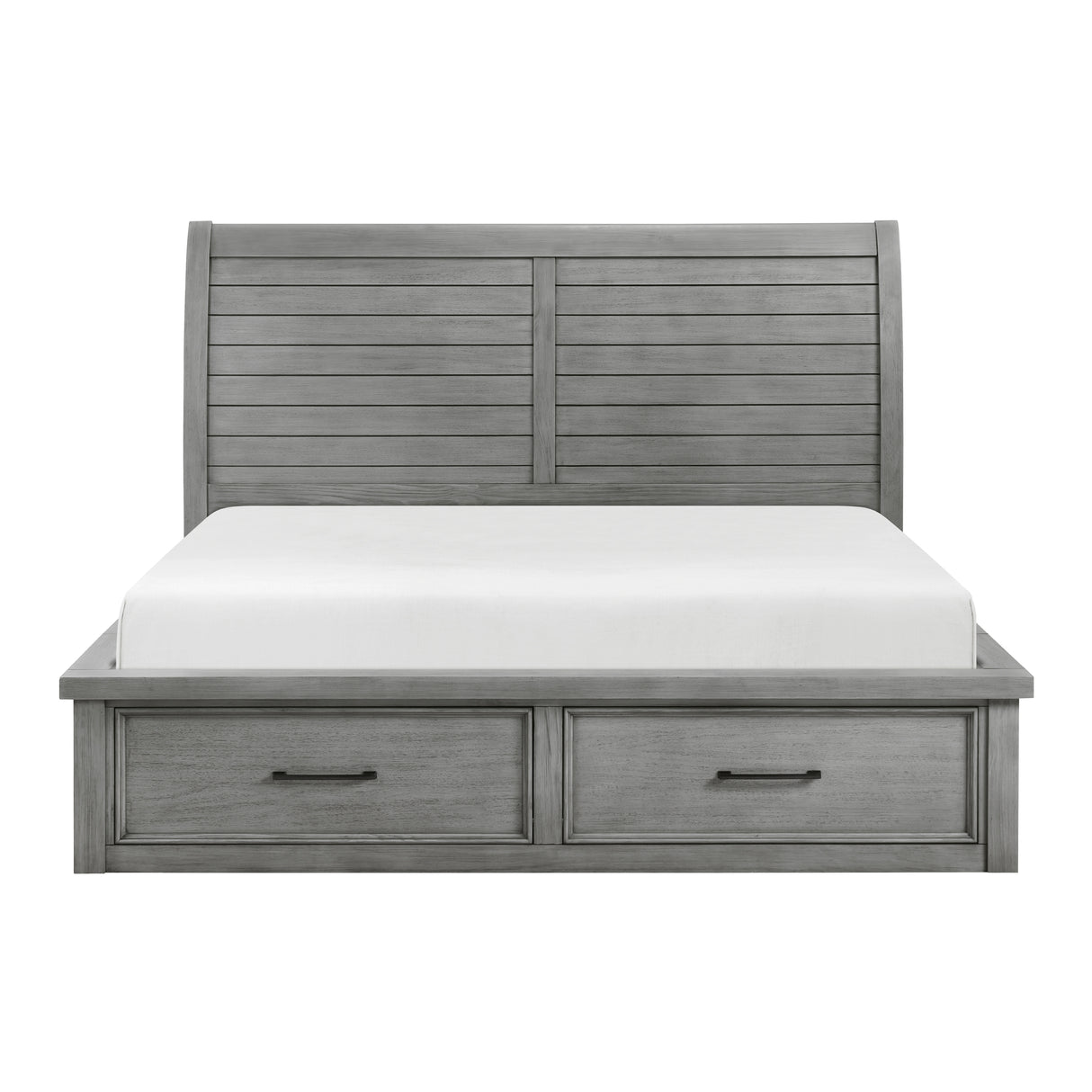 Logandale Queen Platform Bed With Footboard Storage