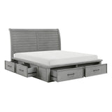 Logandale Queen Platform Bed With Footboard Storage