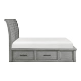 Logandale California King Platform Bed With Footboard Storage