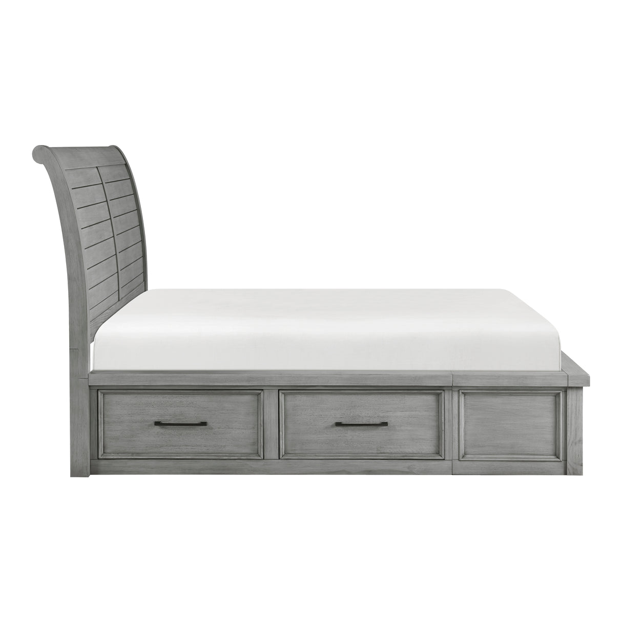 Logandale Eastern King Platform Bed With Footboard Storage