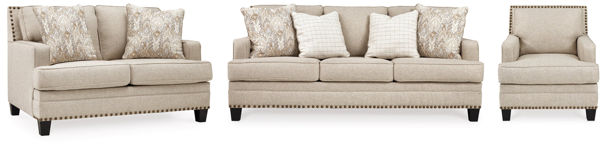 Claredon Sofa, Loveseat and Chair