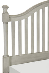 Mossbrook Light Gray Eastern King Bed