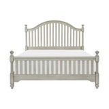 Mossbrook Light Gray Eastern King Bed