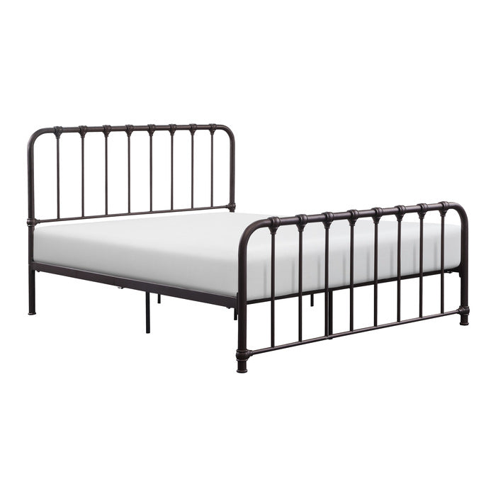 Bethany Dark Bronze Queen Metal Platform Bed