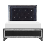 Salon Pearl Black Metallic Eastern King Bed